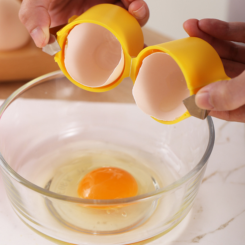 Egg Separator Tool - เครื่องปอกเปลือกไข่, เครื่องตีไข่, เครื่องแยกเปลือกไข่, อุปกรณ์ครัวสำหรับทำขนมอบ, เครื่องมือแกะเปลือกไข่แบบรวดเร็ว