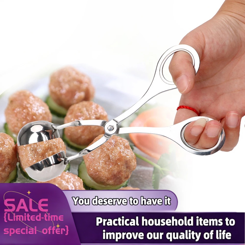 Kitchen Helper Gadgets - อุปกรณ์ทำอาหาร DIY 1 ชิ้น ทำจากสแตนเลส สำหรับทำข้าวปั้น