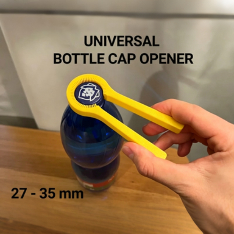 Kitchen Helper Gadgets - ที่เปิดฝาขวดแบบหยัก ที่จับฝาขวดแบบประหยัดแรง ใช้กับขวดน้ำขนาด 27-35 มม. ช่วยเปิดฝาขวดและกระป๋องได้ง่าย