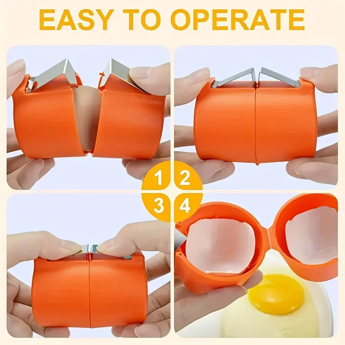 1/3pcs-New ที่เปิดเปลือกไข่กดแ - Egg Separator Tool บทวิจารณ์และราคา