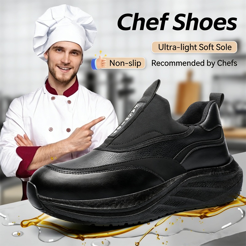 รองเท้าหนังผู้ชายแบบสวมกันน้ำ  - Kitchen Gadgets For Men บทวิจารณ์และราคา