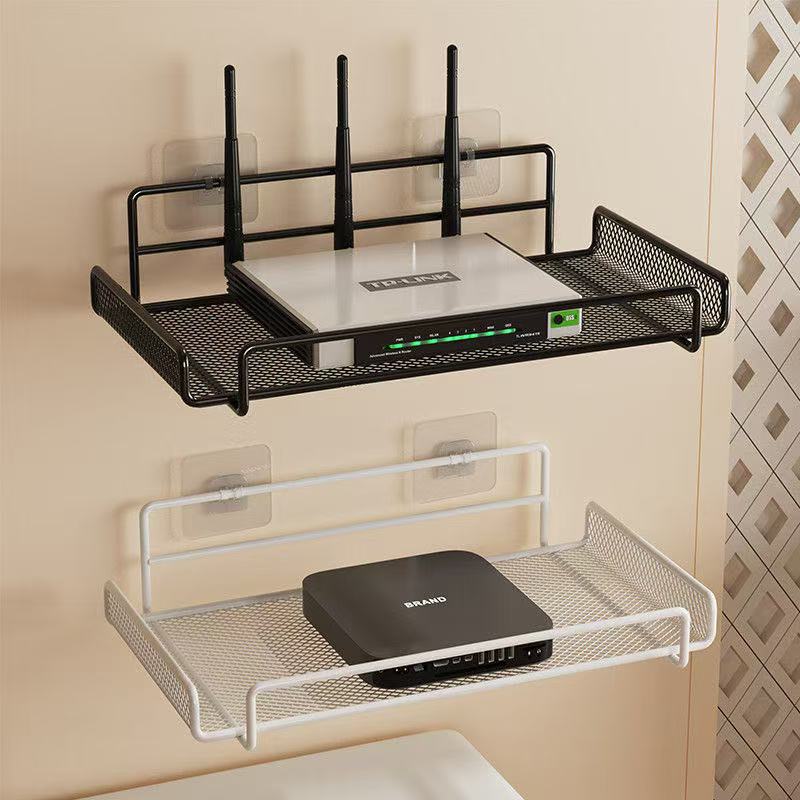 ชั้นวางเราเตอร์ติดผนังแบบไม่ต้ - Kitchen Gadgets Organizer บทวิจารณ์และราคา