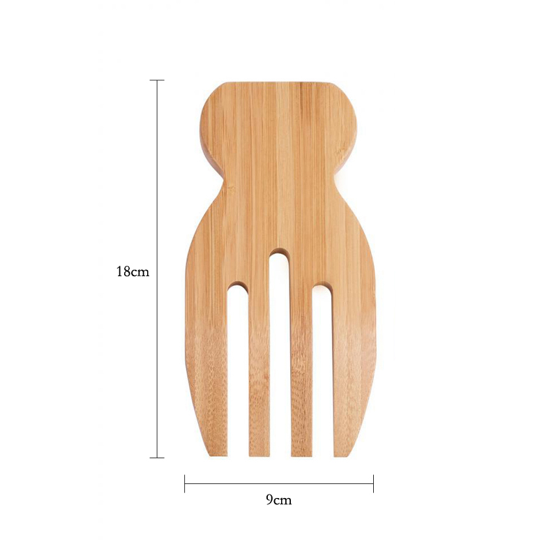 2Pcs มือสลัดเซิร์ฟเวอร์สลัดไม้ - Kitchen Helper Gadgets บทวิจารณ์และราคา
