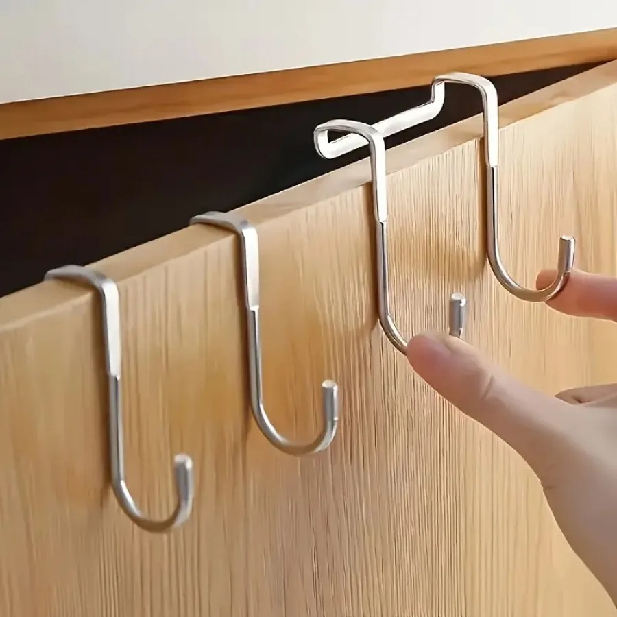 1/5 ชิ้น ตะขอสแตนเลสทรงตัว S ค - Kitchen Gadgets Organizer บทวิจารณ์และราคา