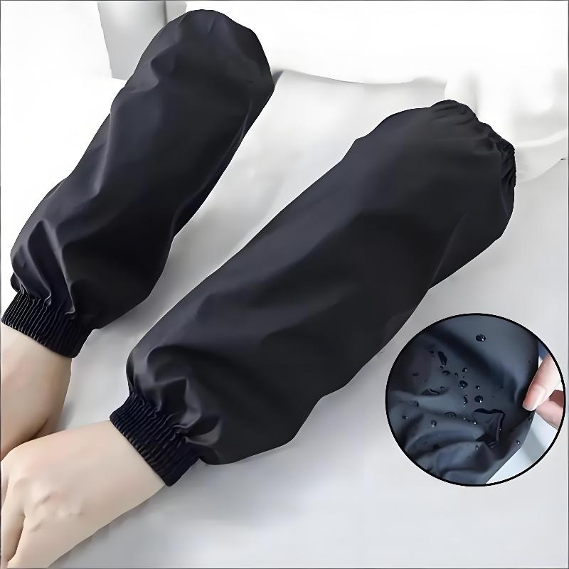 ปลอกแขนหนังเทียมสีดำแบบหนาพิเศ - Kitchen Helper Gadgets บทวิจารณ์และราคา