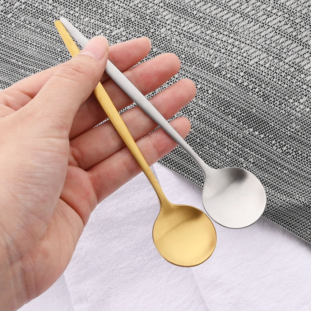 6Pcs Small Matte Spoon Tea Cof - Kitchen Gadgets Gold บทวิจารณ์และราคา