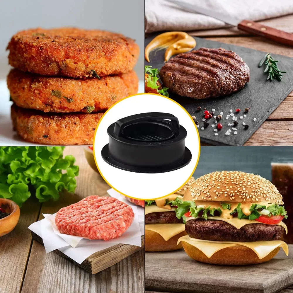 รอบเบอร์เกอร์เบอร์เกอร์กดเนื้อ - Kitchen Helper Gadgets บทวิจารณ์และราคา