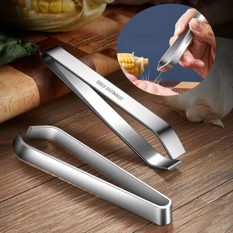 แหนบสแตนเลสแบบแบนและเฉียง คีมถ - Kitchen Helper Gadgets บทวิจารณ์และราคา